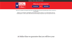 Desktop Screenshot of dallasglassanddoor.com
